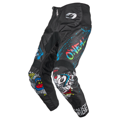 Pantaloni O'NEAL ELEMENT RANCID Nero/Bianco