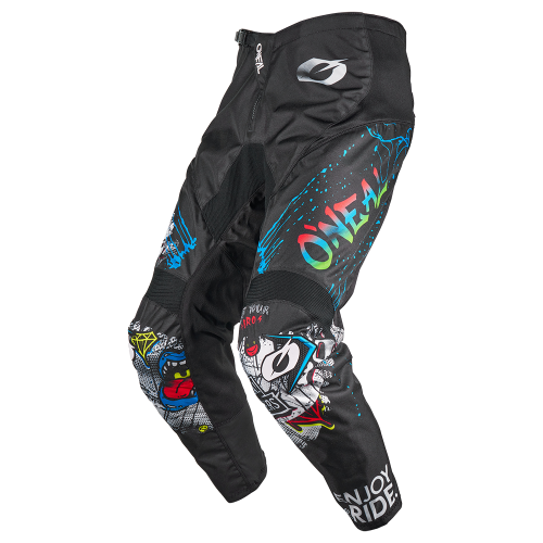 Pantaloni O'NEAL ELEMENT RANCID Nero/Bianco
