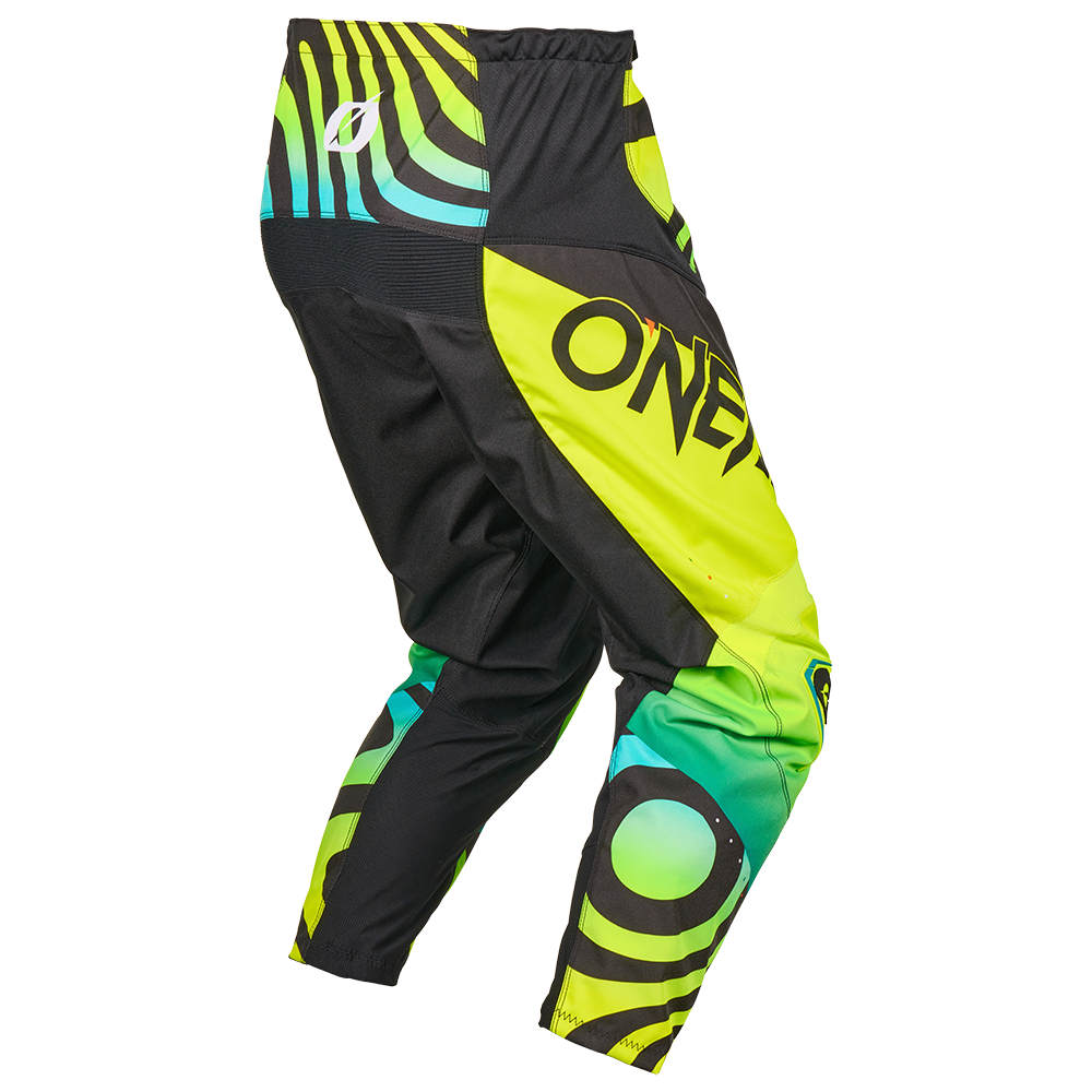 Pantaloni O'NEAL ELEMENT NOVA Junior giallo fluo - vista posteriore