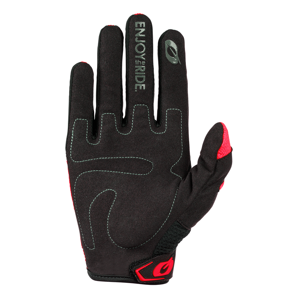 Guanti O'NEAL ELEMENT RACEWEAR Nero/Rosso