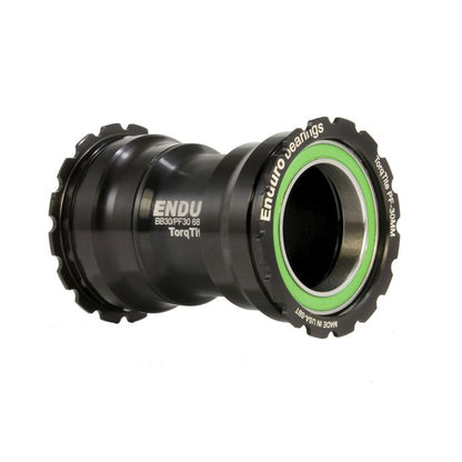 Movimento centrale ENDURO BEARINGS TORQTITE PF30 Asse 30mm (Narrow) Acciaio Inossidabile Nero