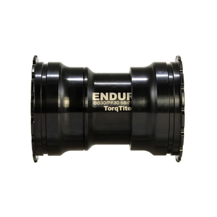 CUSCINETTI ENDURO Movimento centrale TorqTite PF30 asse 30 mm (stretto) Acciaio inox nero