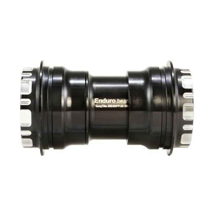 ENDURO BEARINGS Movimento centrale TorqTite PF30 asse 24 mm Cuscinetti in acciaio inox Nero