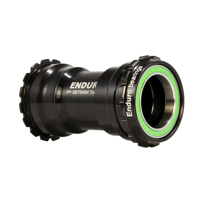 ENDURO BEARINGS TorqTite BBright Movimento centrale asse 30 mm Acciaio inox Nero