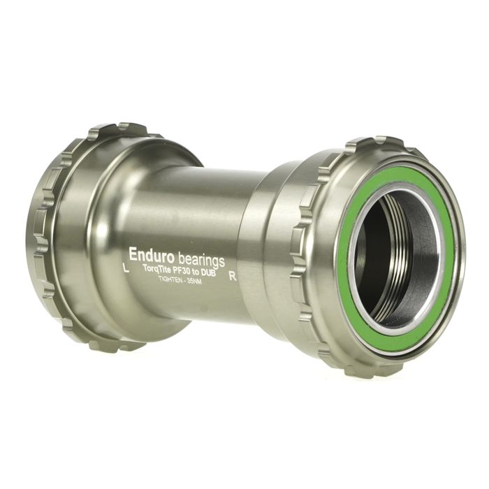 CUSCINETTI ENDURO Movimento centrale TorqTite PF30 Asse DUB Cuscinetti in acciaio inox Grafite
