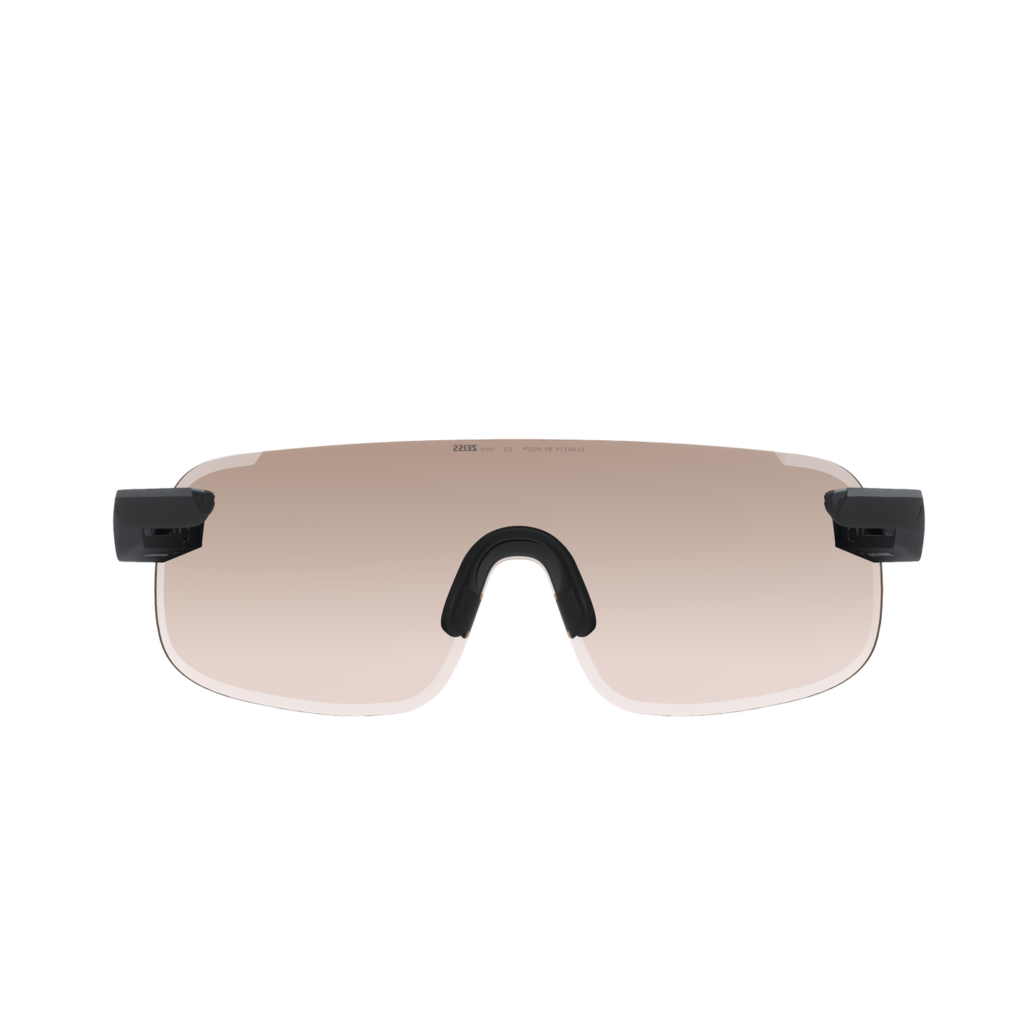 POC ELICIT Occhiali Black Clarity Trail Lente argento parzialmente soleggiata