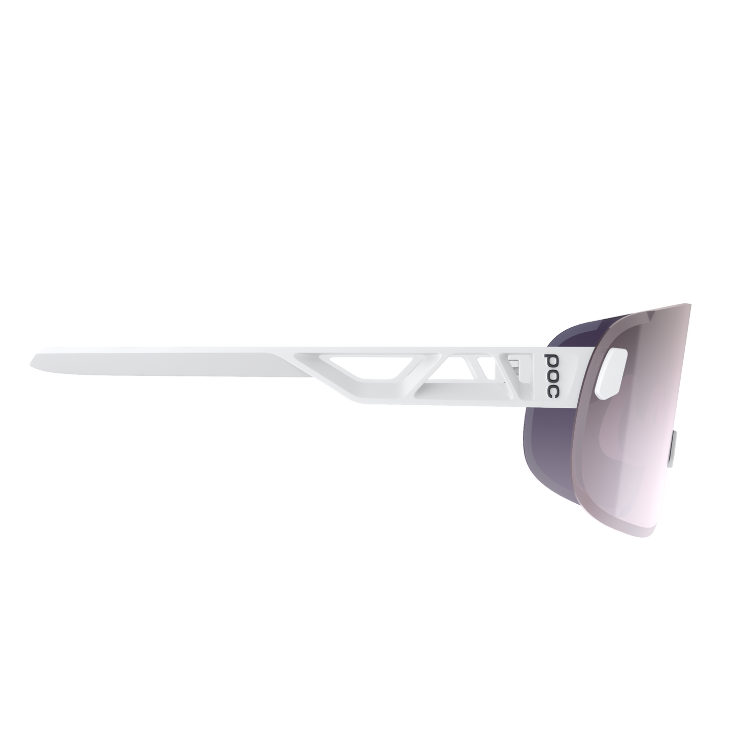 POC ELICIT Occhiali bianchi Clarity Road Sunny Silver Lens