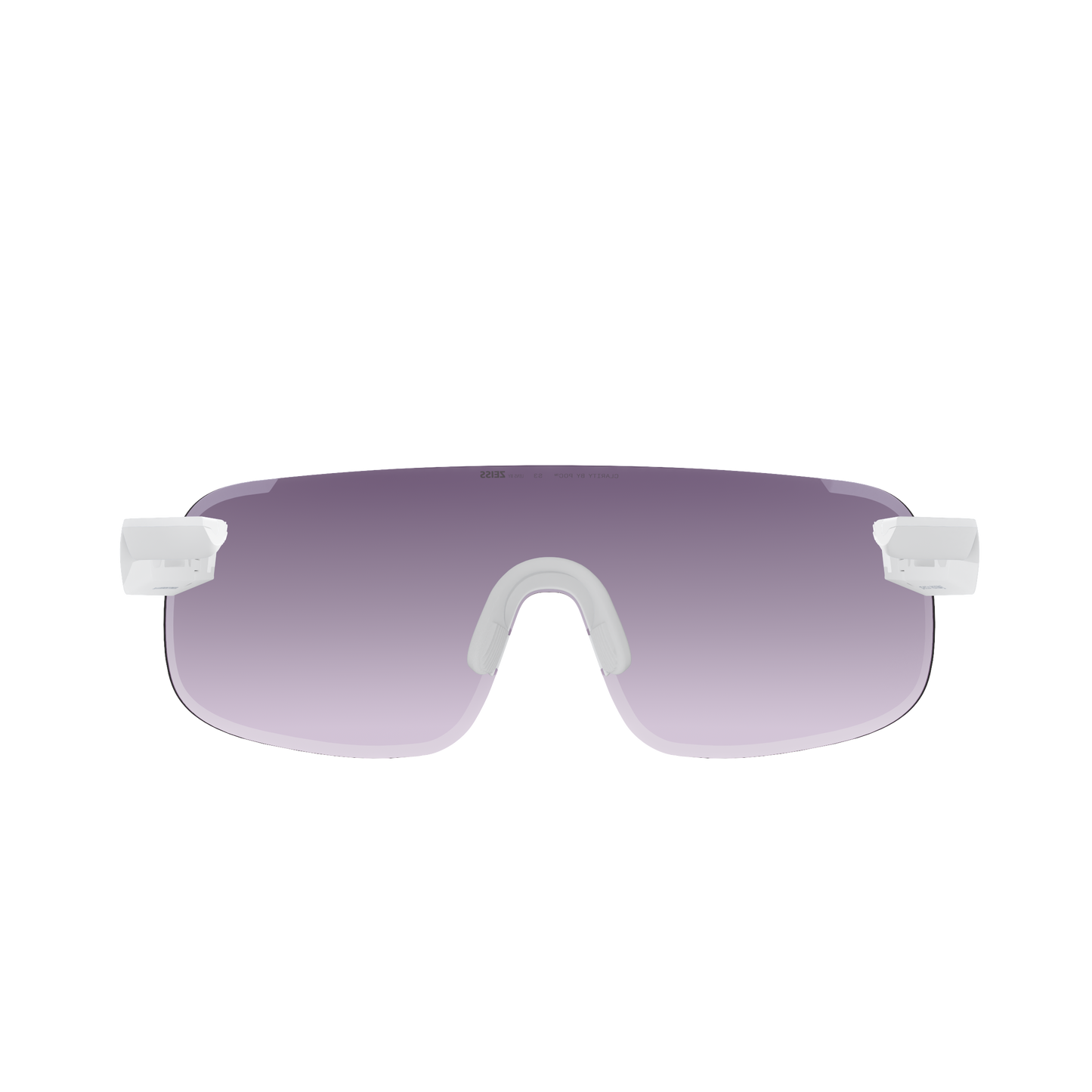 POC ELICIT Occhiali bianchi Clarity Road Sunny Silver Lens