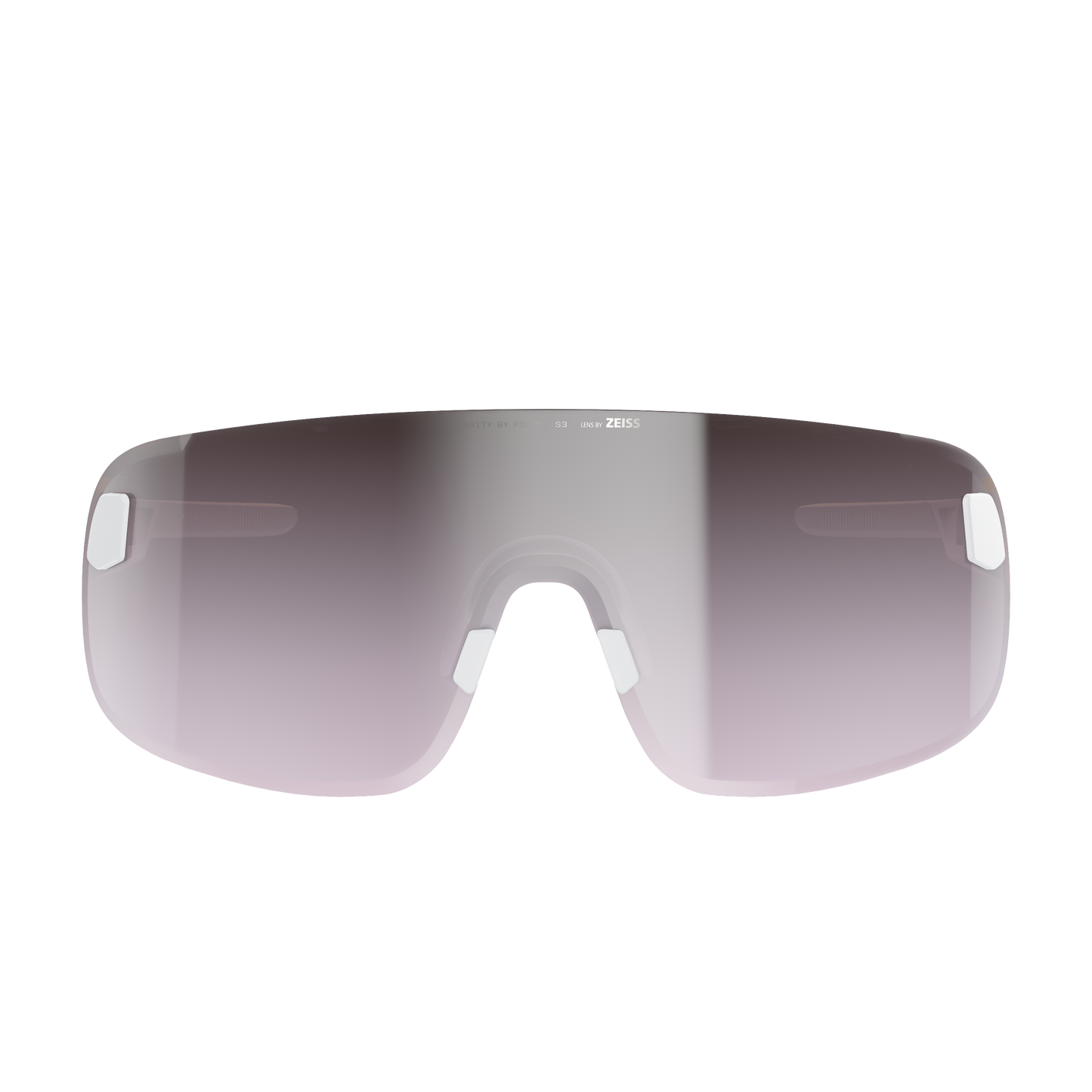 POC ELICIT Occhiali bianchi Clarity Road Sunny Silver Lens