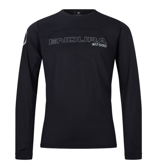 Maglia a maniche lunghe ENDURA MT500 BURNER Junior Nero