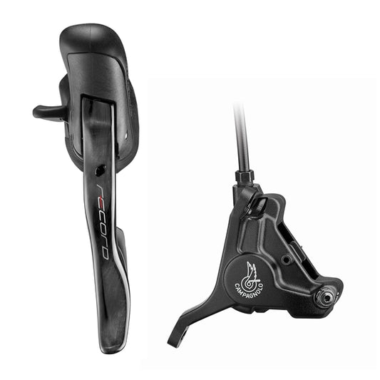 Leva Sinistra e Pinza Anteriore 160mm CAMPAGNOLO RECORD Flat Mount Senza Disco