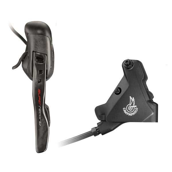 Leva Sinistra e Pinza Anteriore 140mm CAMPAGNOLO SUPER RECORD EPS Flat Mount Senza Disco