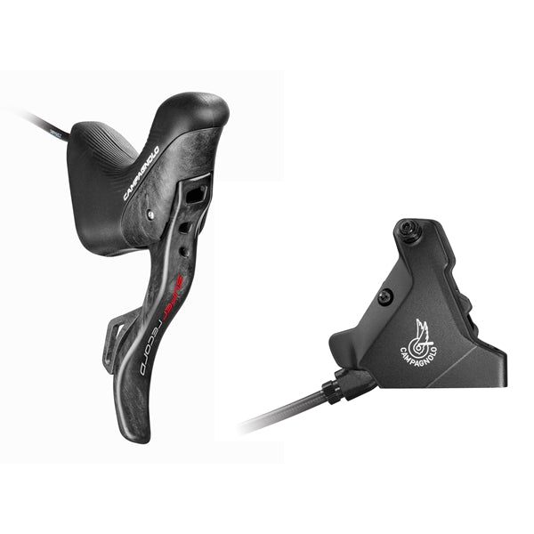 Leva Destra e Pinza Posteriore 160mm CAMPAGNOLO SUPER RECORD EPS Flat Mount Senza Disco