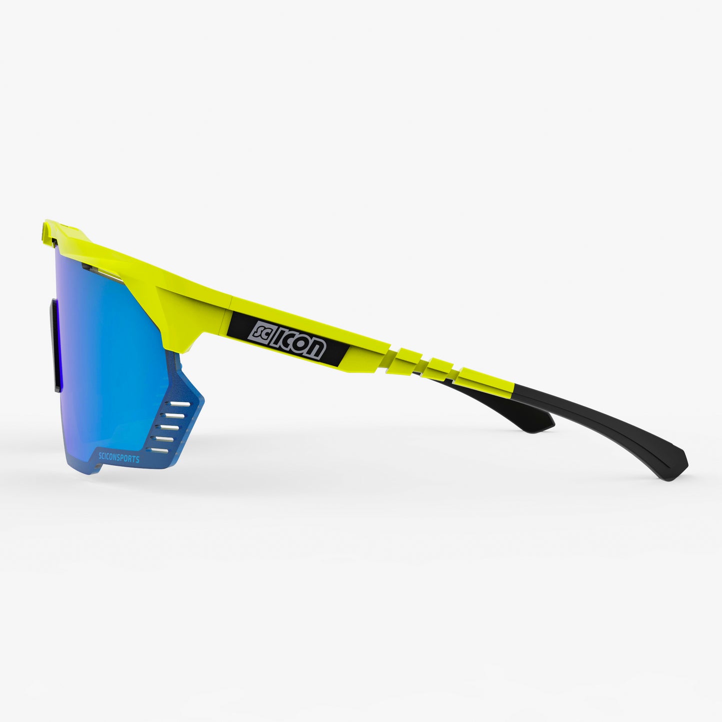 Occhiali SCICON AEROSHADE KUNKEN Giallo fluo Multimirror Blu