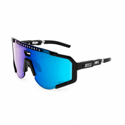Occhiali SCICON AEROSCOPE Nero Multimirror Blu