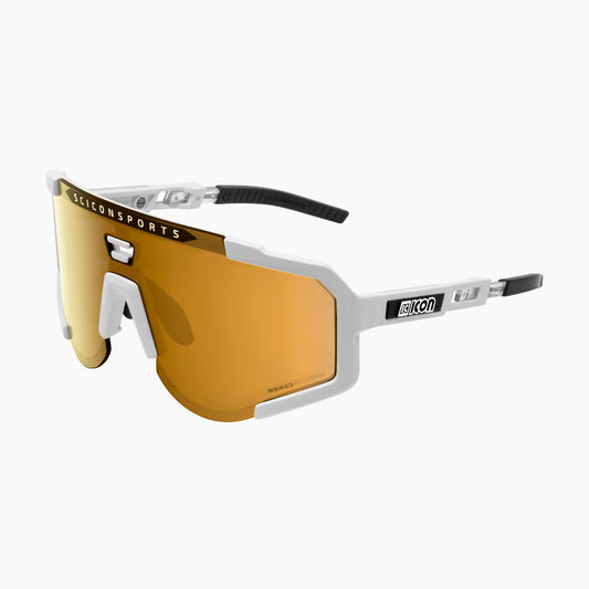 Occhiali SCICON AEROSCOPE Bianco Multimirror Bronzo