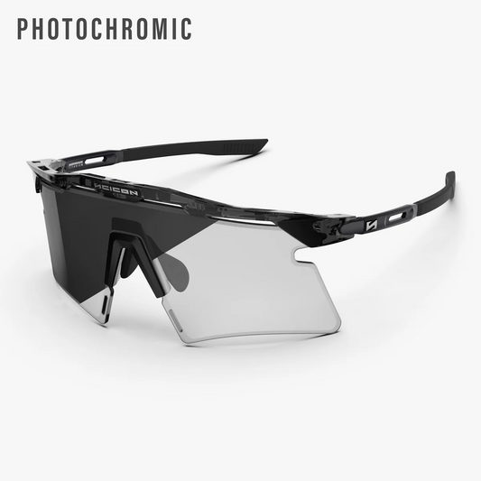 Occhiali da sole SCICON AEROSHADE 2.0 TITANIUM Nero Cristallo Lucido Grigio Lenti Fotocromatiche