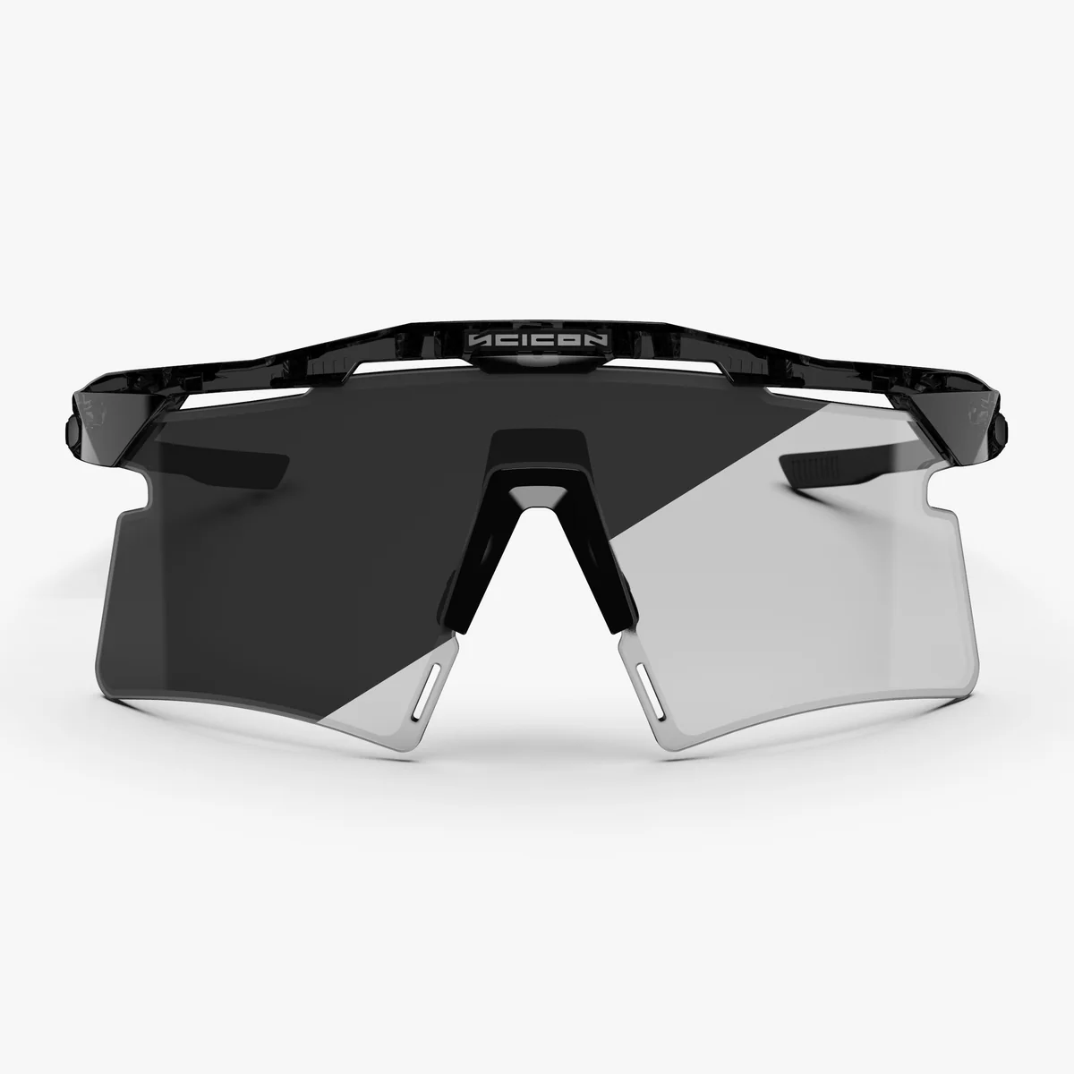 Occhiali da sole SCICON AEROSHADE 2.0 TITANIUM Nero Cristallo Lucido Grigio Lenti Fotocromatiche