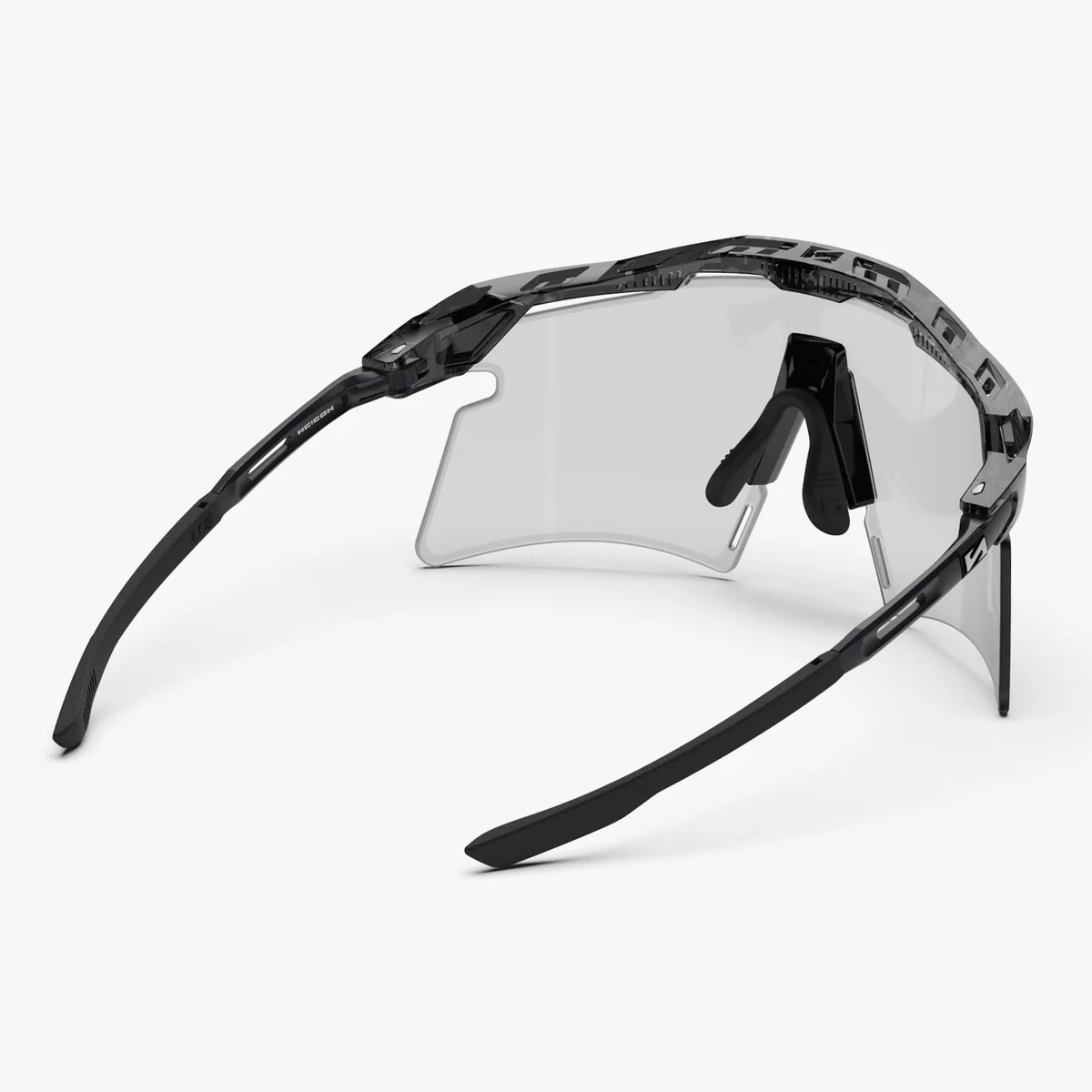 Occhiali da sole SCICON AEROSHADE 2.0 TITANIUM Nero Cristallo Lucido Grigio Lenti Fotocromatiche
