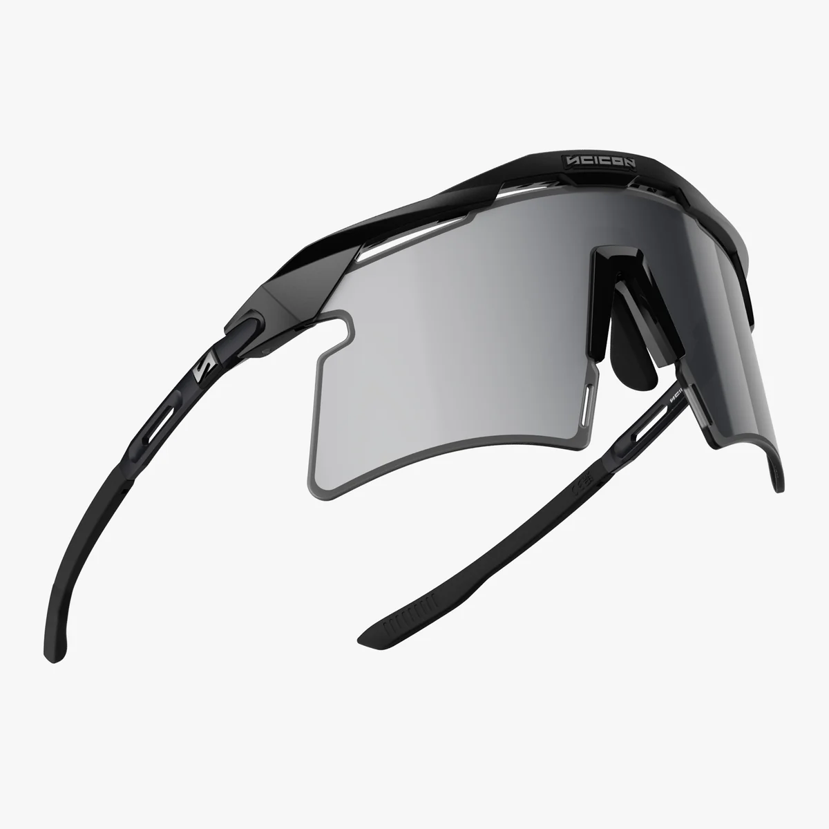Occhiali SCICON AEROSHADE 2.0 TITANIUM Nero opaco Multimirror Argento + Lente rosa