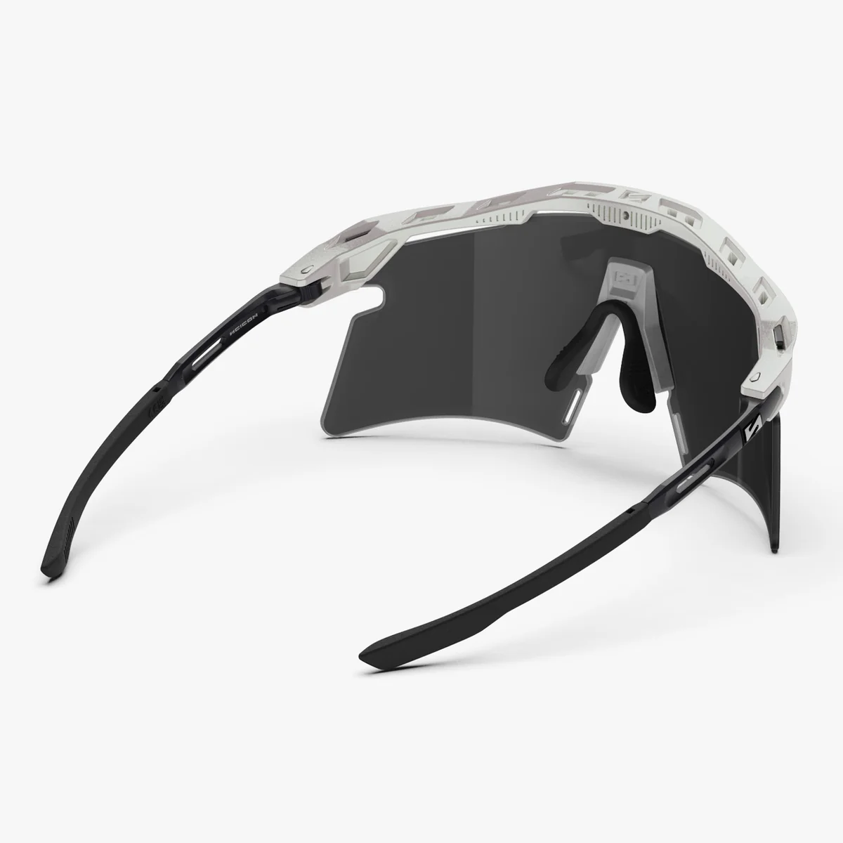SCICON AEROSHADE 2.0 TITANIO Metallo Bianco Multimirror Argento + Occhiali Rosa
