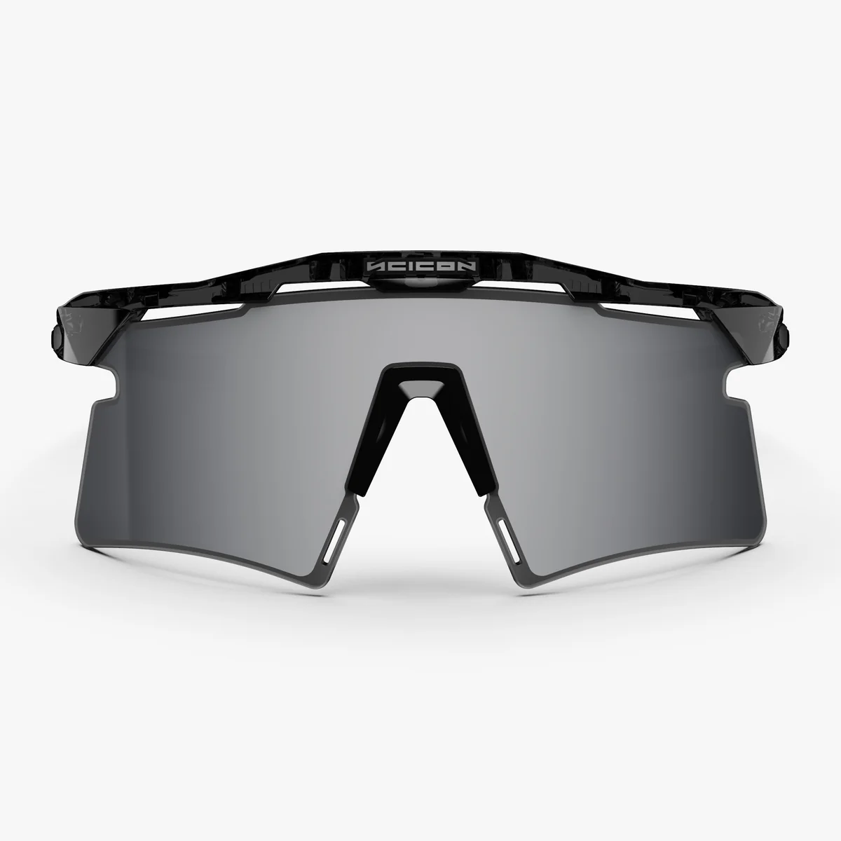 SCICON AEROSHADE 2.0 Occhiali TITANIO Nero Cristallo Lucido Multimirror Argento + Lente Rosa