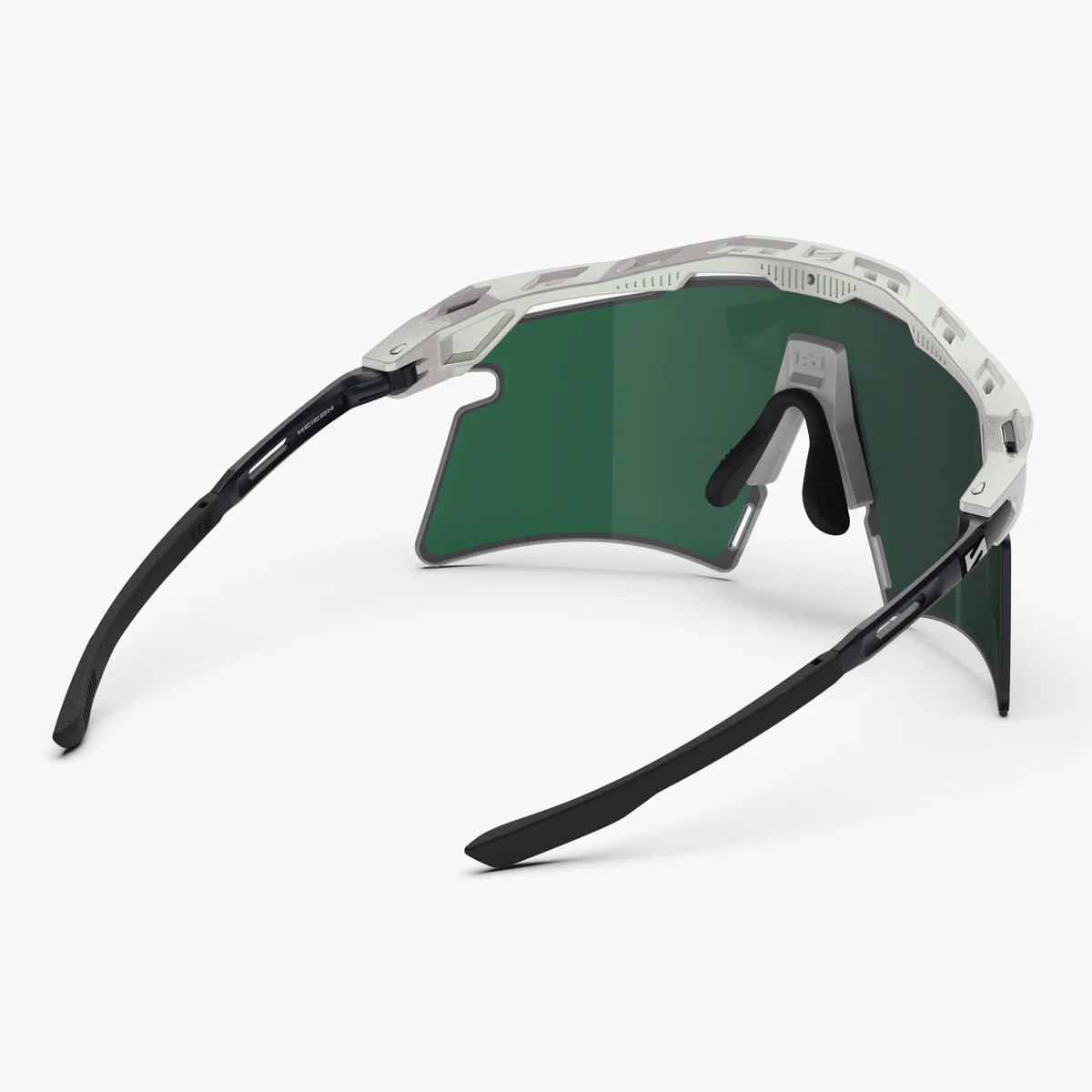 Occhiali da sole SCICON AEROSHADE 2.0 TITANIUM Bianco Metallo Lente Multimirror Blu Verde + Rosa