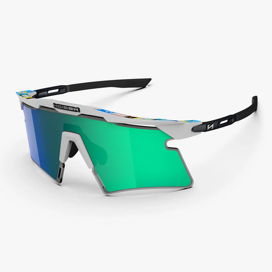 SCICON AEROSHADE 2.0 TITANIUM WC EUROPEAN CHAMPION Lente Multimirror Blu Verde + Rosa