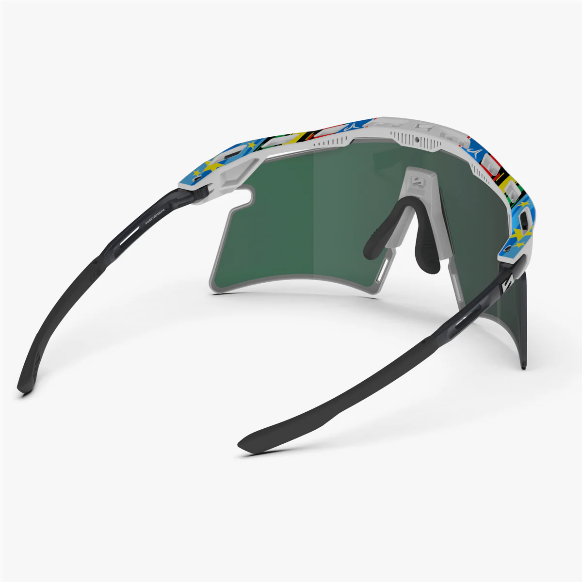 SCICON AEROSHADE 2.0 TITANIUM WC EUROPEAN CHAMPION Lente Multimirror Blu Verde + Rosa
