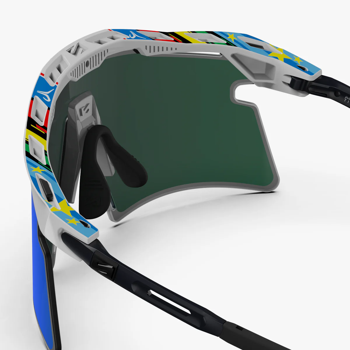 SCICON AEROSHADE 2.0 TITANIUM WC EUROPEAN CHAMPION Lente Multimirror Blu Verde + Rosa