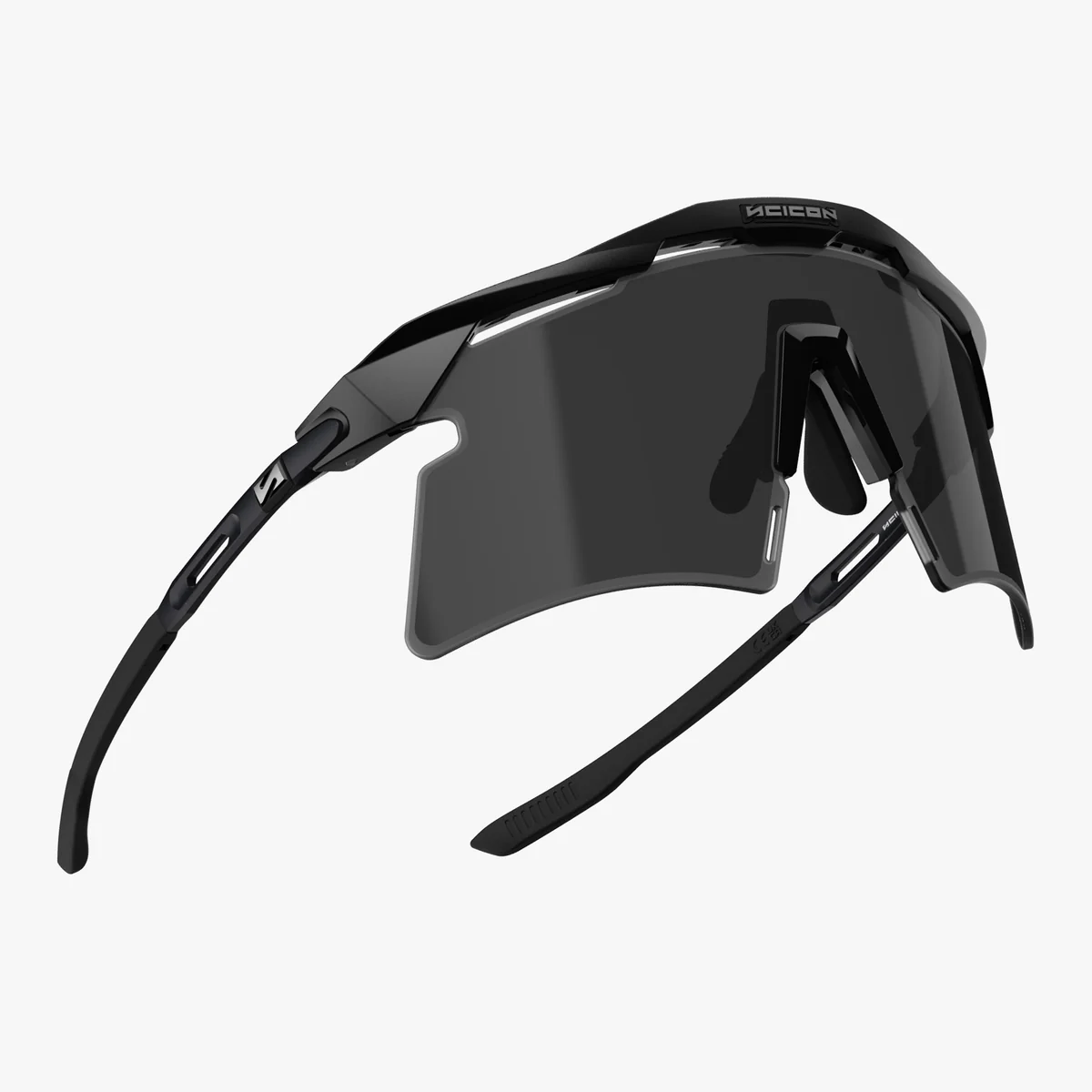 SCICON AEROSHADE 2.0 TITANIUM Occhiali nero fumo opaco + lente rosa