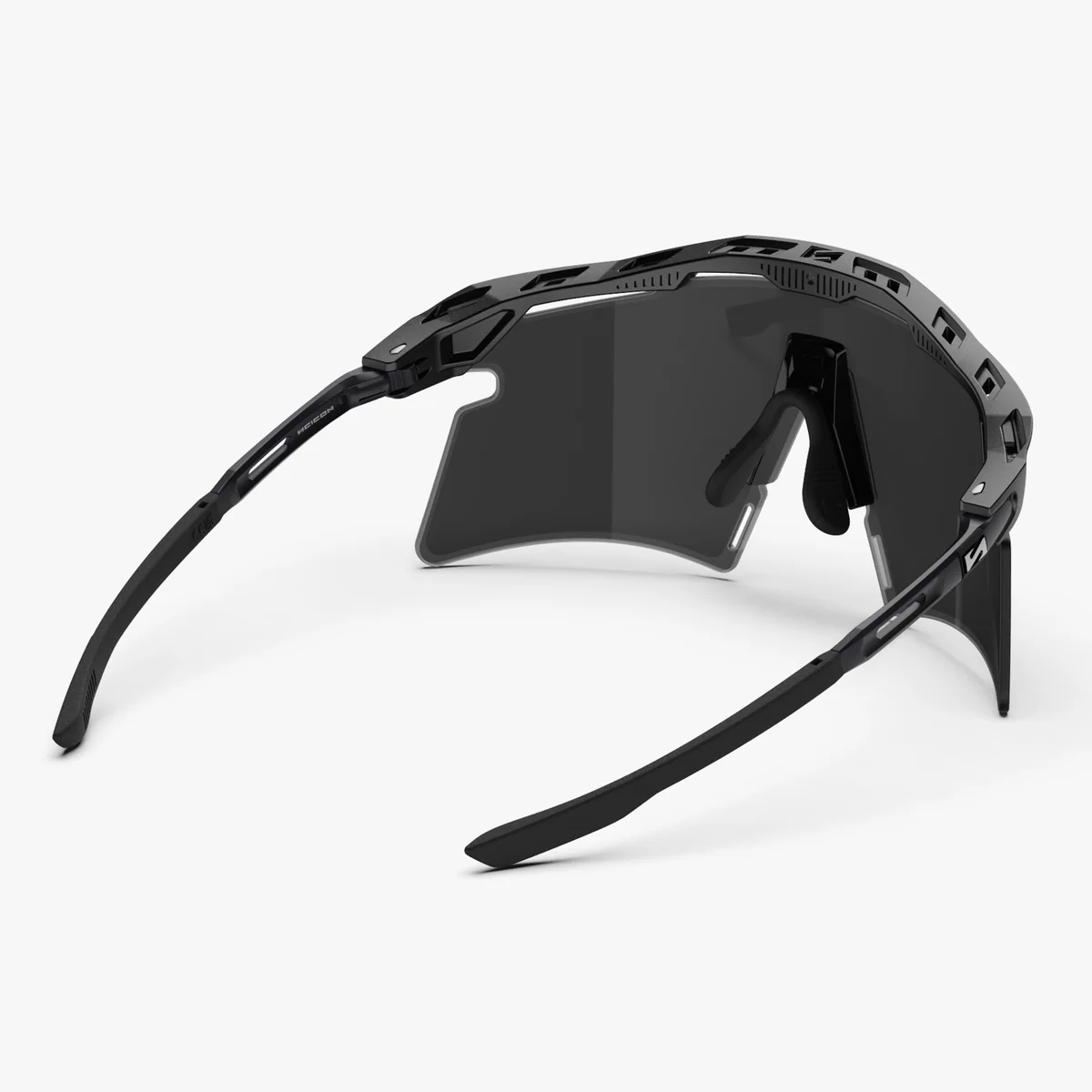 SCICON AEROSHADE 2.0 TITANIUM Occhiali nero fumo opaco + lente rosa