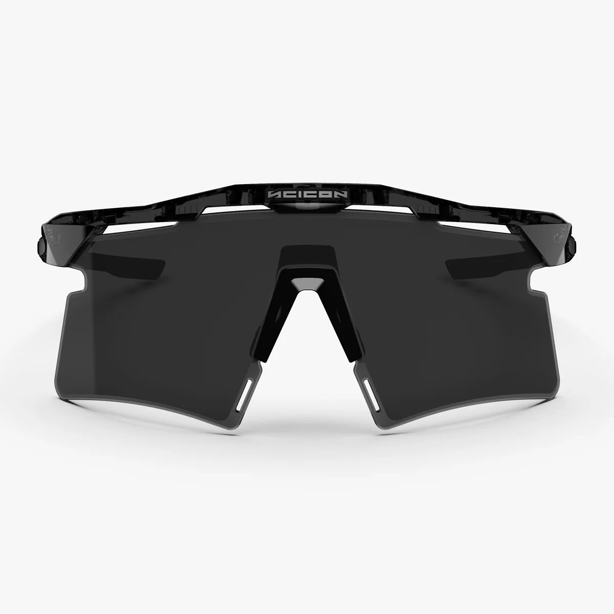 Occhiali SCICON AEROSHADE 2.0 TITANIUM Black Crystal Gloss Lens Smoke Black + Pink