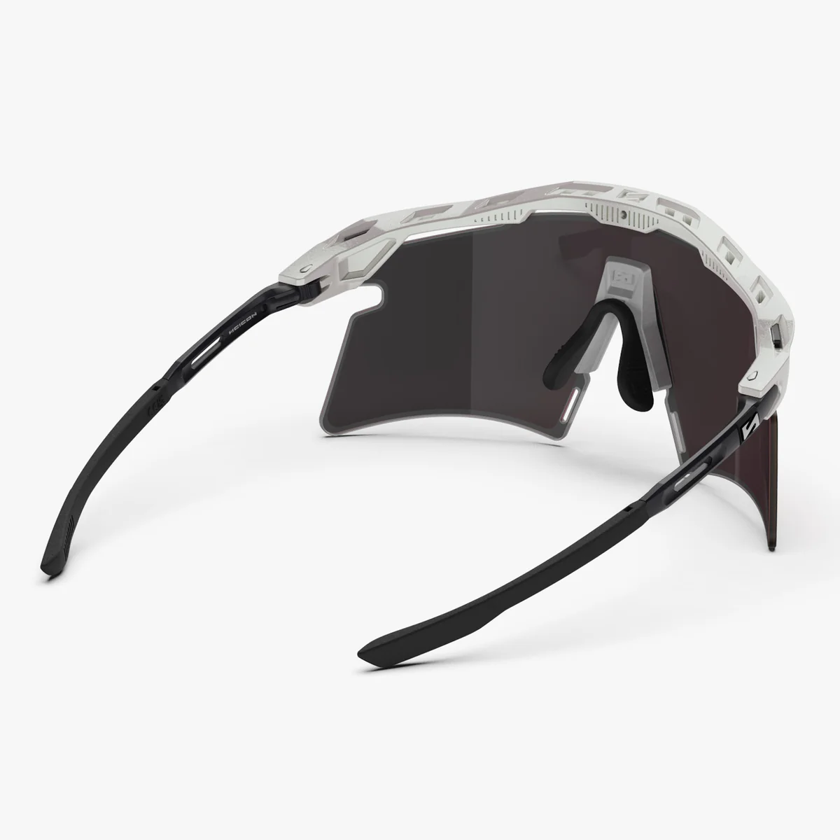 SCICON AEROSHADE 2.0 TITANIO Metallo bianco Multimirror Sunburts + Occhiali rosa