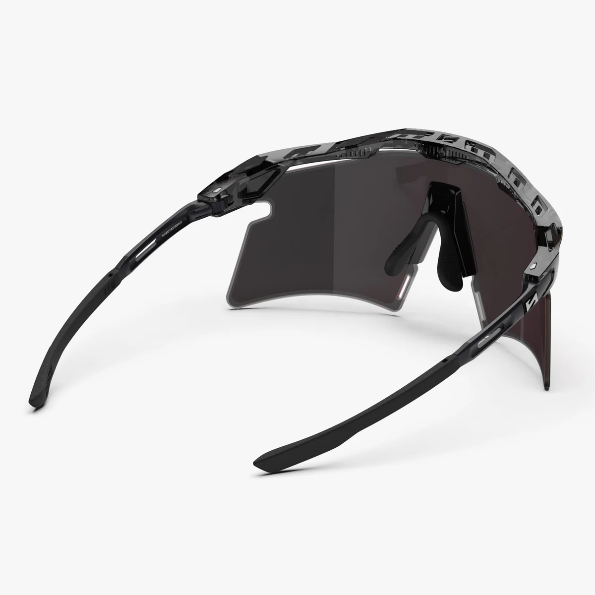 Occhiali da sole SCICON AEROSHADE 2.0 TITANIUM Black Crystal Gloss Multimirror Sunburts + Lente rosa