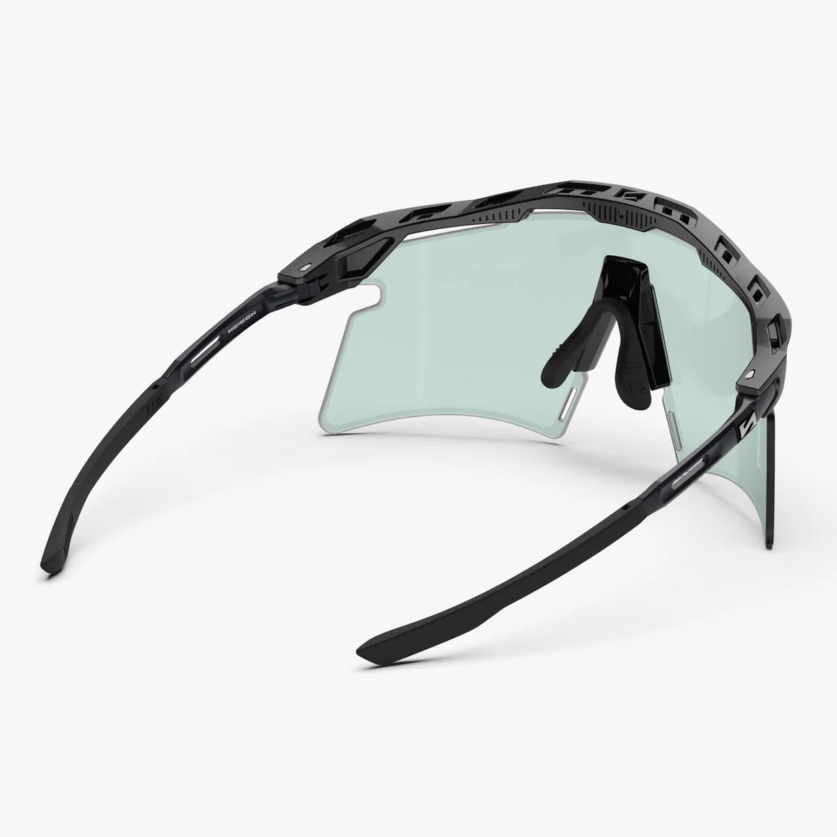 SCICON AEROSHADE 2.0 TITANIUM Occhiali Nero Opaco Blu Verde Lente Fotocromatica