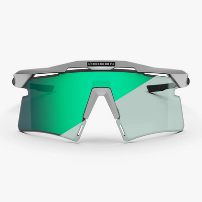 Occhiali SCICON AEROSHADE 2.0 TITANIUM Bianco Metal Lente Fotocromatica Blue Green