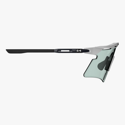 Occhiali SCICON AEROSHADE 2.0 TITANIUM Bianco Metal Lente Fotocromatica Blue Green