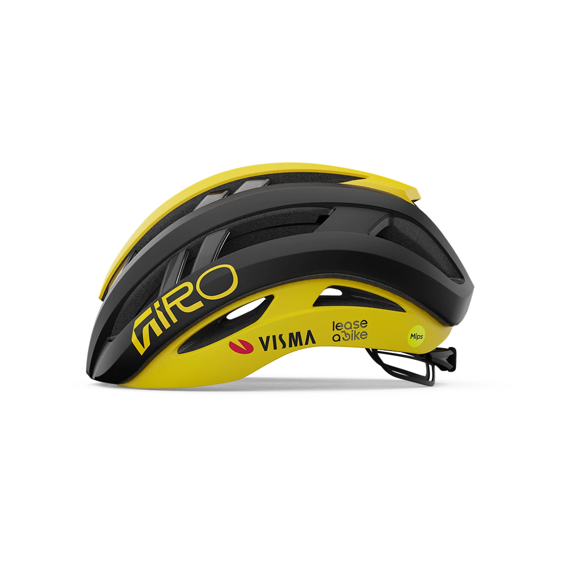 GIRO ARIES MIPS CASCO SPERICO VISMA LEASE A BIKE Casco da strada Nero/Giallo