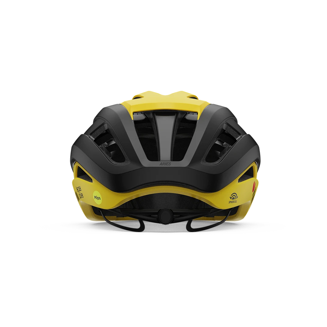 GIRO ARIES MIPS CASCO SPERICO VISMA LEASE A BIKE Casco da strada Nero/Giallo