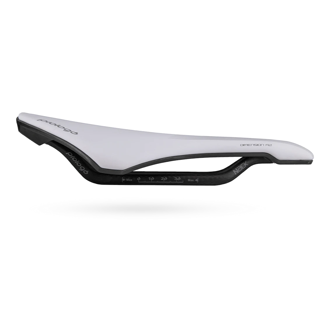 PROLOGO DIMENSION R2 Sella con binari neri Bianco