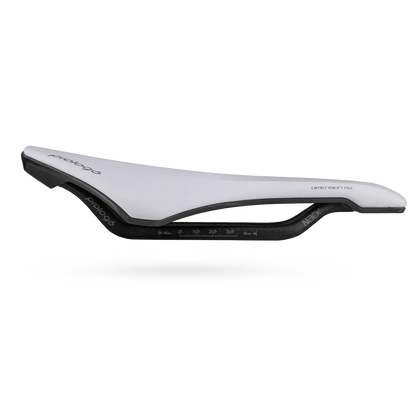 Sella PROLOGO DIMENSION R2 143mm Binari Nack Bianco