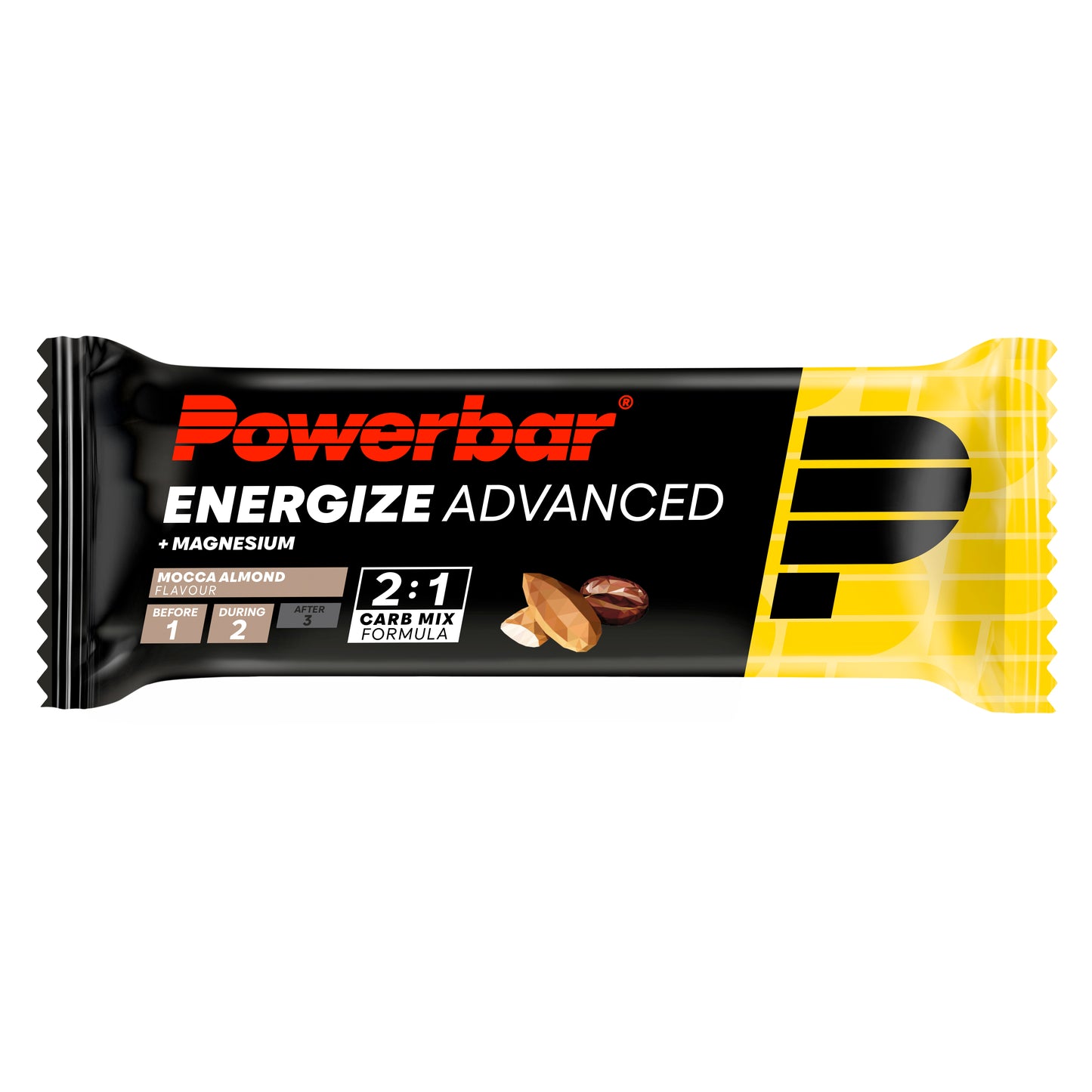 POWERBAR ENERGIZE ADVANCED Barretta energetica (55 g) Mandorla Mocca