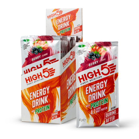 Bevanda energetica High5 ENERGY DRINK PROTEIN (47 g) Frutti rossi