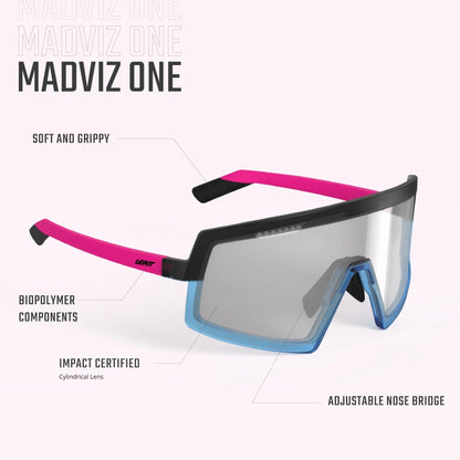 Occhiali LEATT MADVIZ ONE Giallo Lente Iriz Fucsia