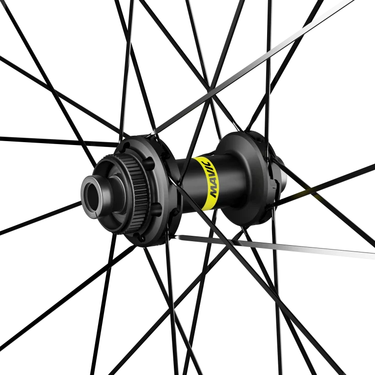 Coppia di ruote MAVIC KSYRIUM S DISC con pneumatici (blocco centrale)