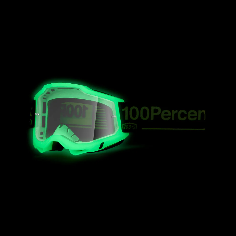 ACCURI 2 GLOW 100% Maschera bianca Schermo trasparente