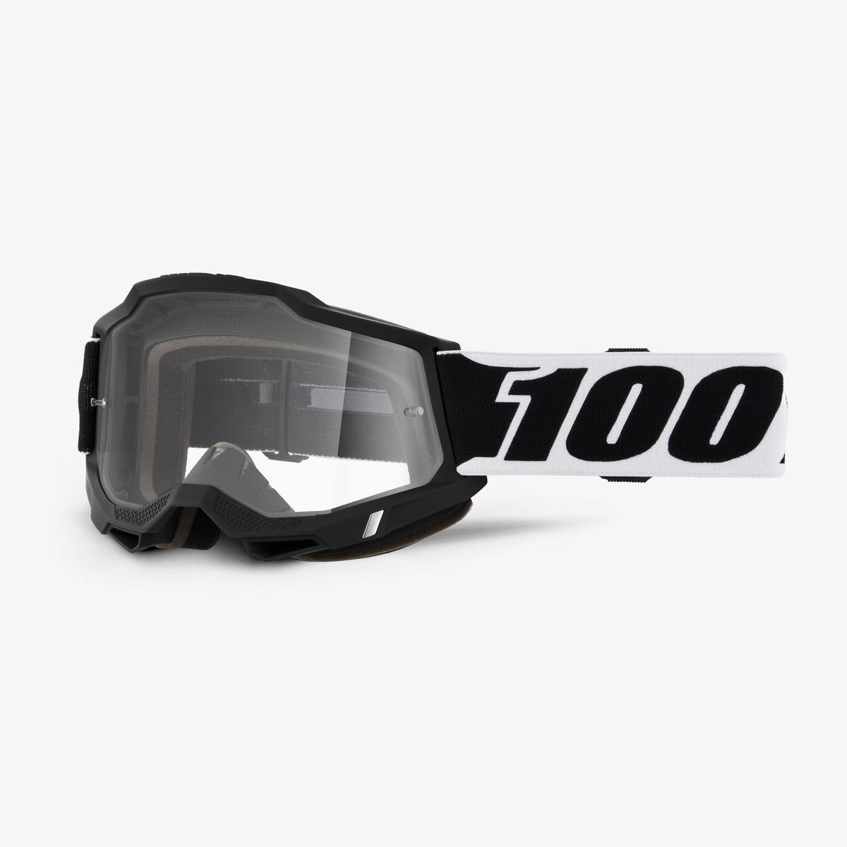 Maschera 100% ACCURI 2 nera con lente a specchio dorata - vista 2
