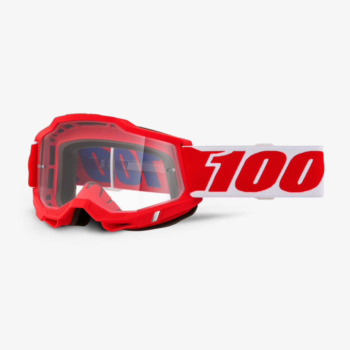 Maschera 100% ACCURI 2 Rd001 con lente a specchio rossa - vista 2