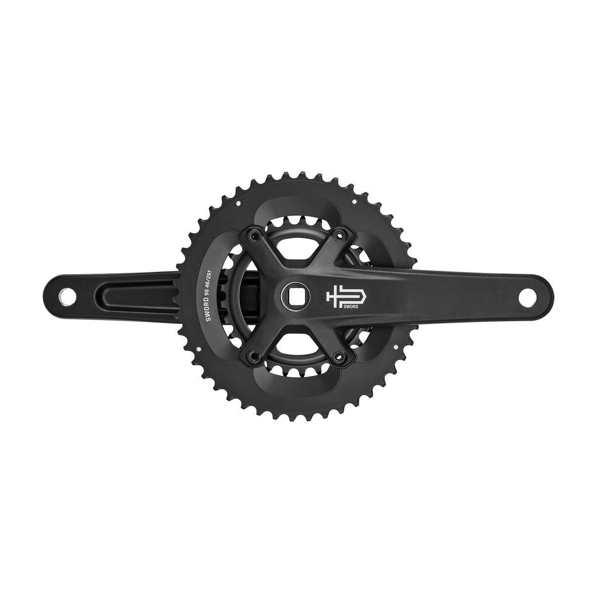 Guarnitura MICROSHIFT SWORD BLACK 2x9V 46/29 FC-G7900-46